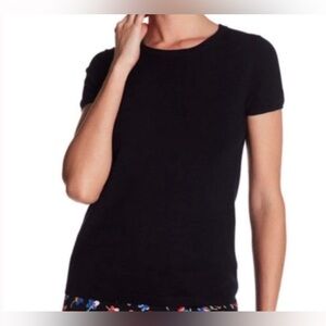 Philosophy, short sleeve, zip, back sweater, size medium